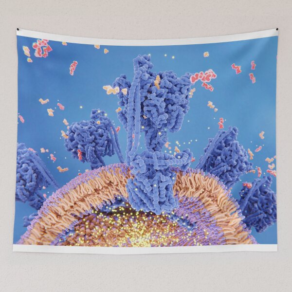 Item preview, ATP synthase creating ATP, 3D Medical Biology illustration, Mitochondrion designed and sold by ScienceSource.