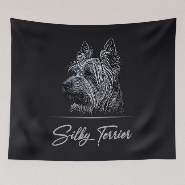 Item preview, Elegant Silky Terrier designed and sold by Best-Breeds.