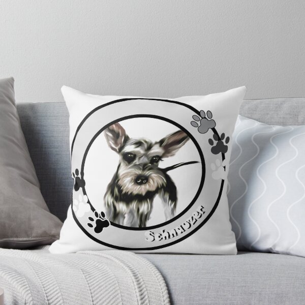 Item preview, Stylized Schnauzer Illustration - Modern Decor and Unique Gifts designed and sold by PiraquiveArt.