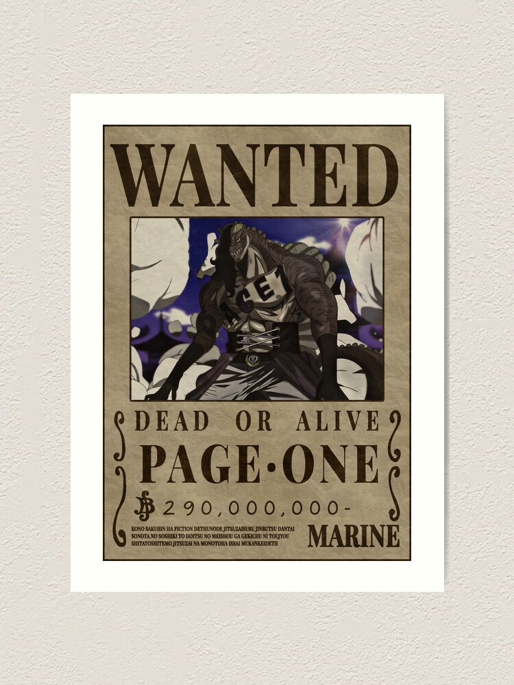 One Piece Page One Bounty Tobiroppo Wanted
