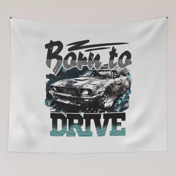 Item preview, Born to drive - funny saying designed and sold by VichallanStudio.