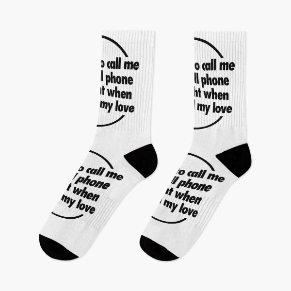 Item preview, Call me on my cell phone (black) designed and sold by didijuca.