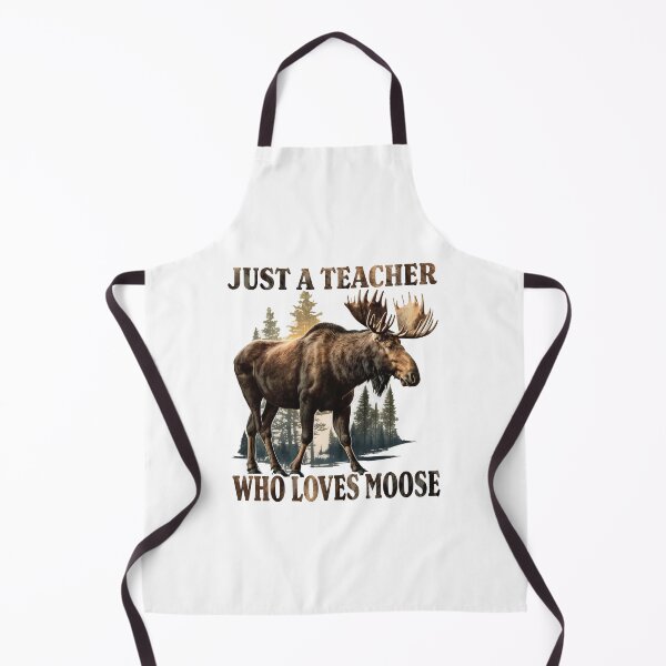 Item preview, just a teacher who loves moose designed and sold by amersoliman.