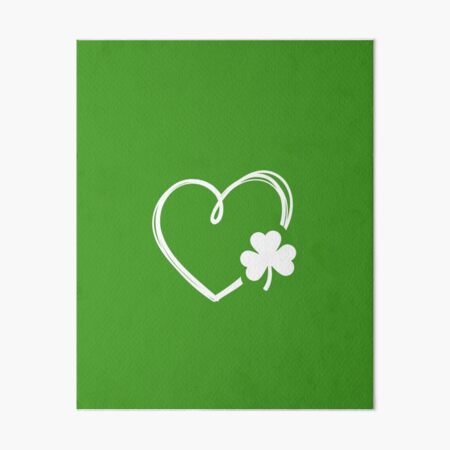 Turtle Heart Leaf Irish St. Patrick Day Clover Heart T-Shirt