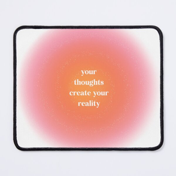 Item preview, “Your thoughts create your reality” Aura Art designed and sold by Lauren Fogle.