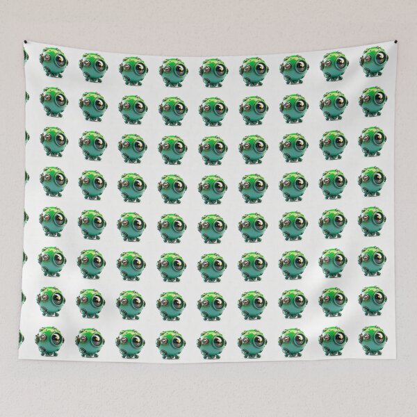 Item preview, Cute Green Eye Robot designed and sold by elnixart.