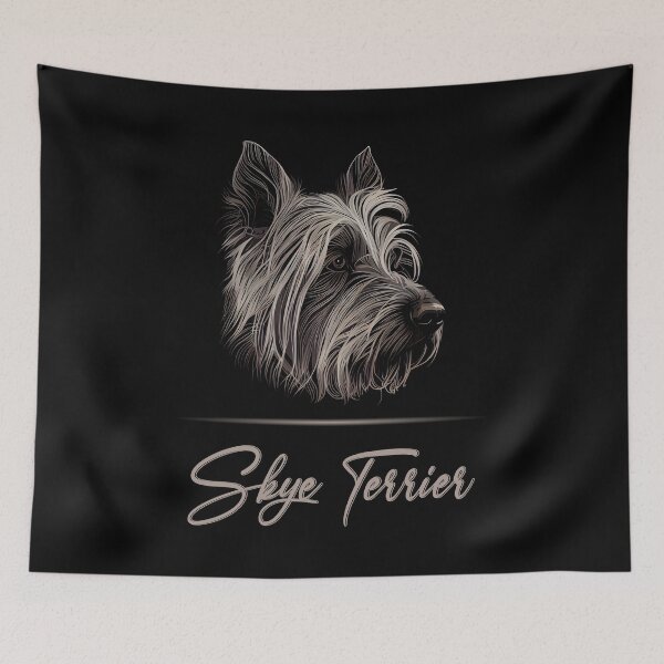 Item preview, Elegant Skye Terrier designed and sold by Best-Breeds.