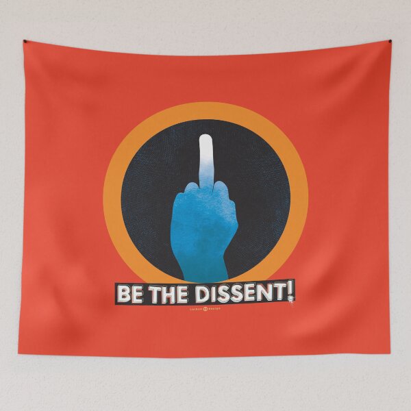 Item preview, BE THE DISSENT - The Finger — Roundel designed and sold by Carbon13Design.