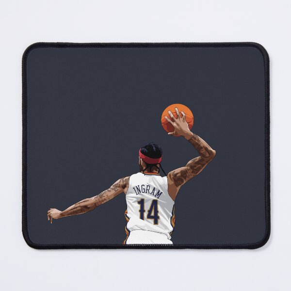 Item preview, Brandon Ingram New Orleans Vector Back white medium print Qiangy designed and sold by EerieHarakiri.