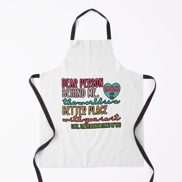 Item preview, Dear Person Behind Me The World Is A Better Place With You In It With Call Text 988 Heart designed and sold by JoyOfHopeStore.