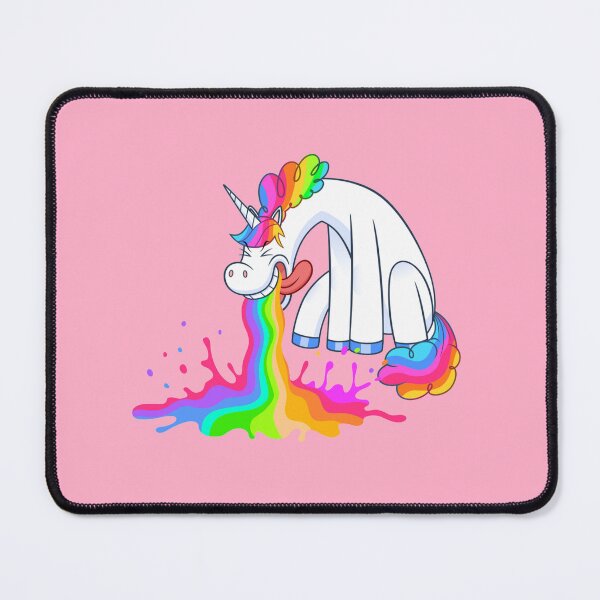 Item preview, Funny Unicorn arting rainbow designed and sold by ElegantCherry.
