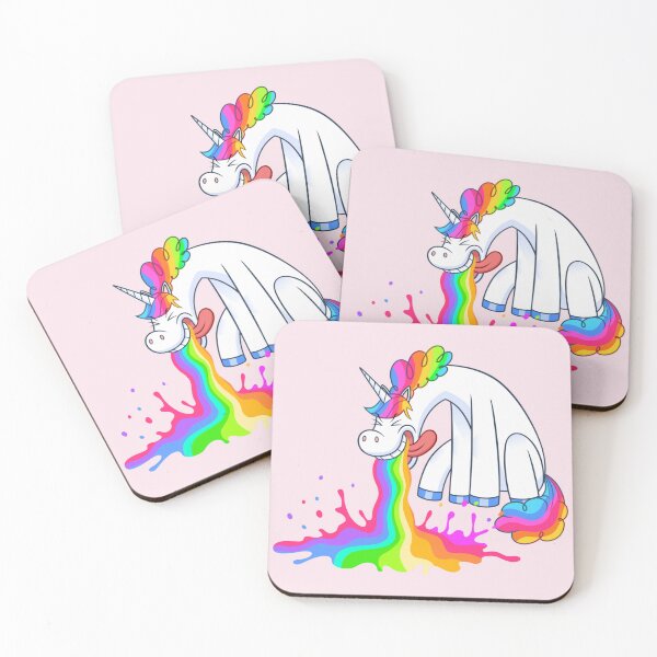Item preview, Funny Unicorn arting rainbow designed and sold by ElegantCherry.