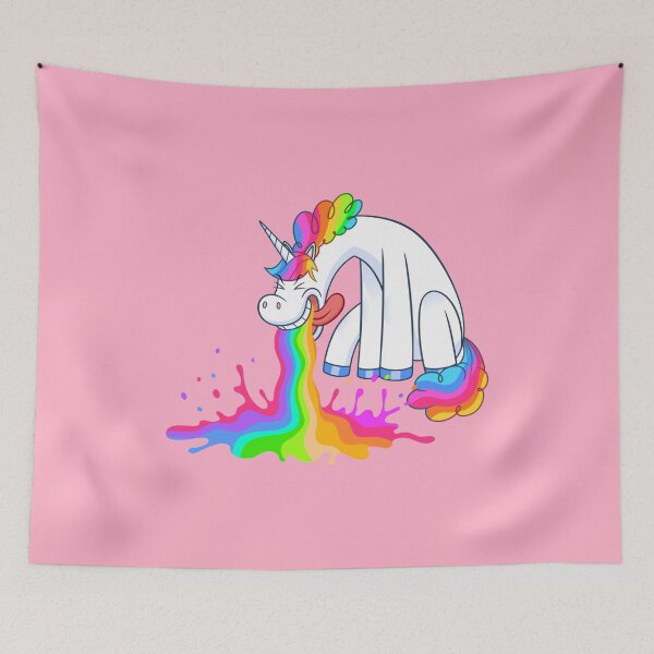 Item preview, Funny Unicorn arting rainbow designed and sold by ElegantCherry.