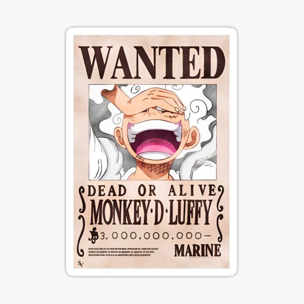 Luffy equipment 5 Wanted Poster by lolog5