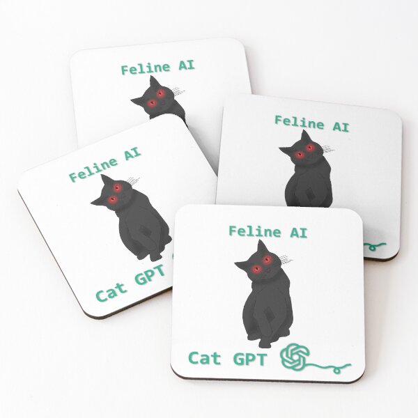Item preview, Cat GPT designed and sold by LoneWolfDI.