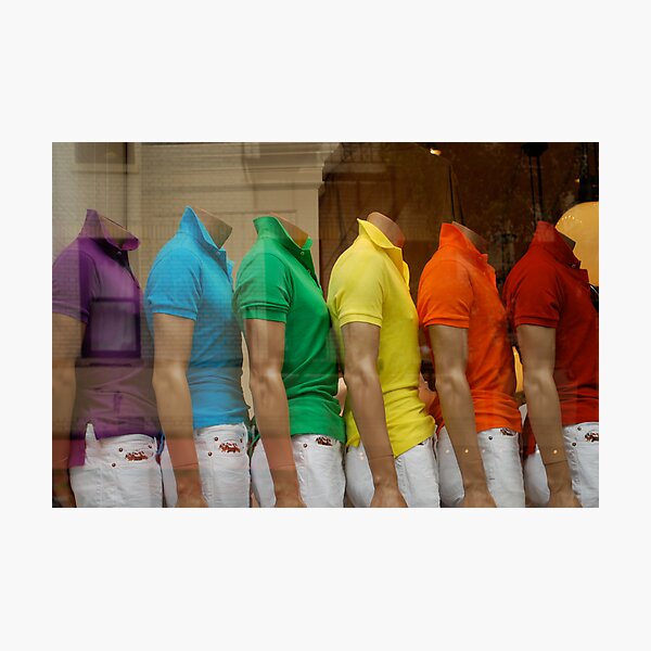 rainbow window Photographic Print