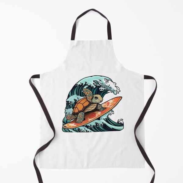 Item preview, Funny Turtle Surfing Ocean Sea designed and sold by BobilandStore.