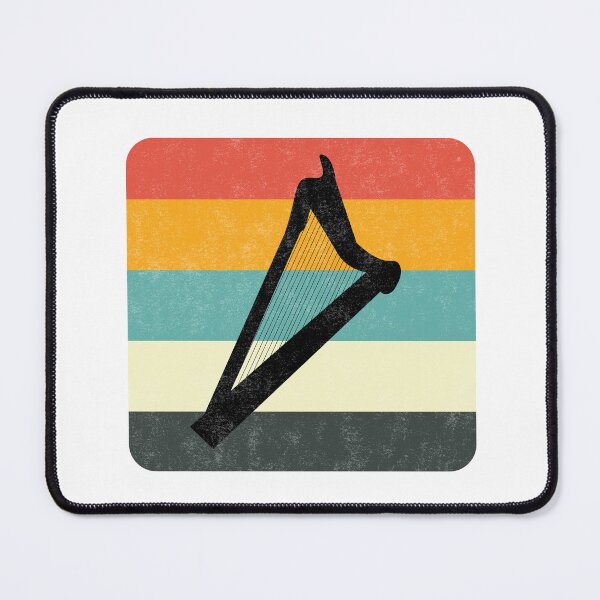 Item preview, Retro Harp Silhouette designed and sold by whyitsme.