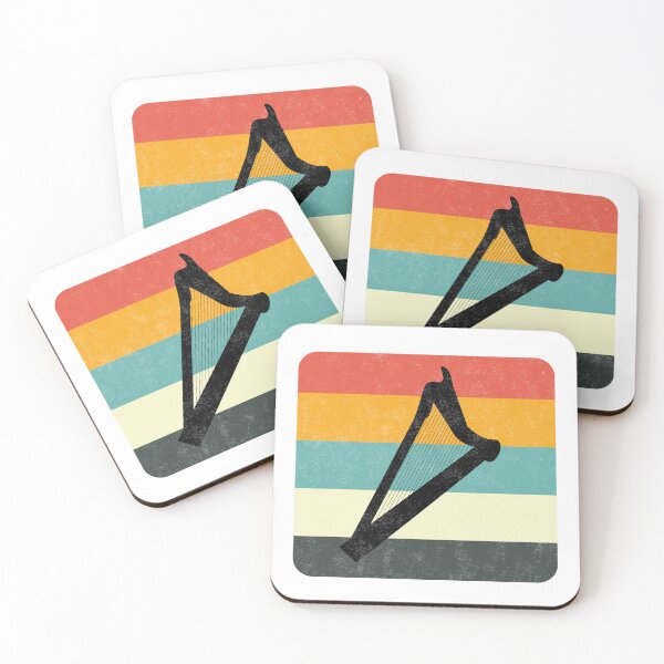 Item preview, Retro Harp Silhouette designed and sold by whyitsme.