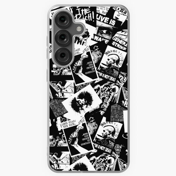 Item preview, Punk Collage Anarchy and Chaos Black White designed and sold by Ikaroots.