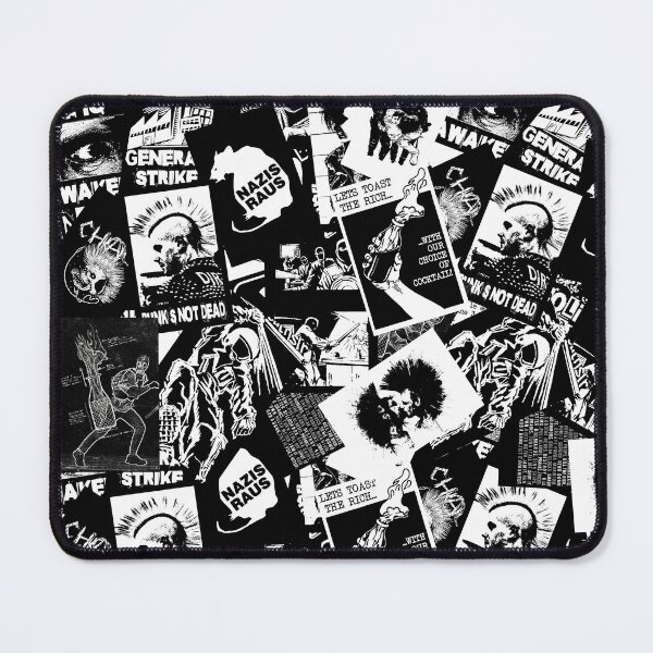 Item preview, Punk Collage Anarchy and Chaos Black White designed and sold by Ikaroots.