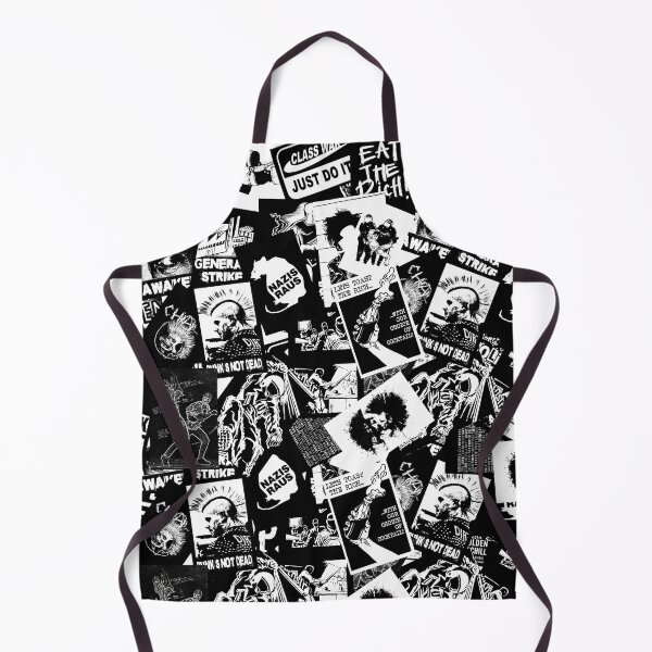 Item preview, Punk Collage Anarchy and Chaos Black White designed and sold by Ikaroots.