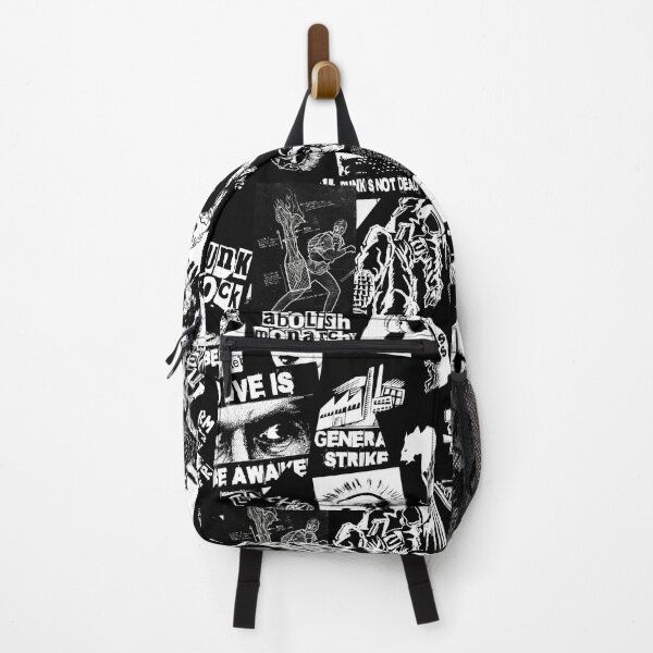 Item preview, Punk Collage Anarchy and Chaos Black White designed and sold by Ikaroots.