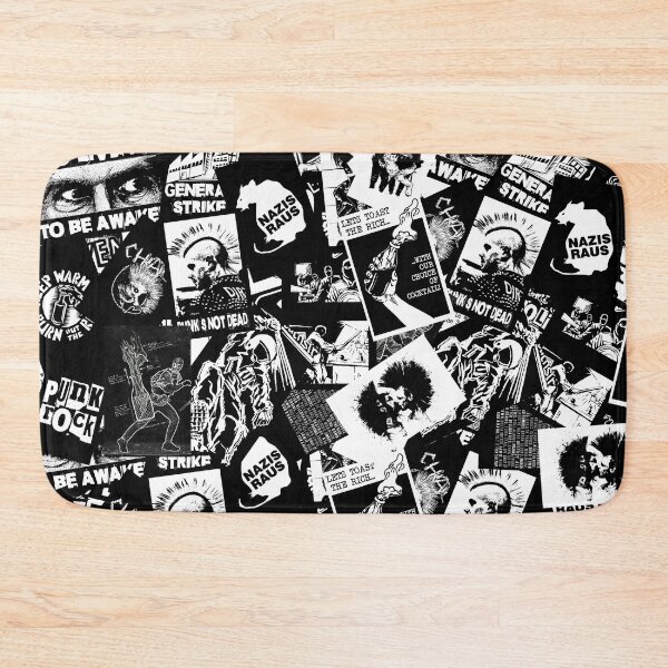 Item preview, Punk Collage Anarchy and Chaos Black White designed and sold by Ikaroots.