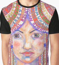 Colorful Manifesto for the Women’s March on Washington 2017 Graphic T-Shirt