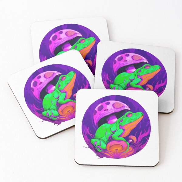 Item preview, Frog on Mushroom Cute Essential designed and sold by PODUNUSUAL.