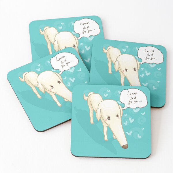 Item preview, Borzoi Dog Offer a Help designed and sold by Khotekmei.