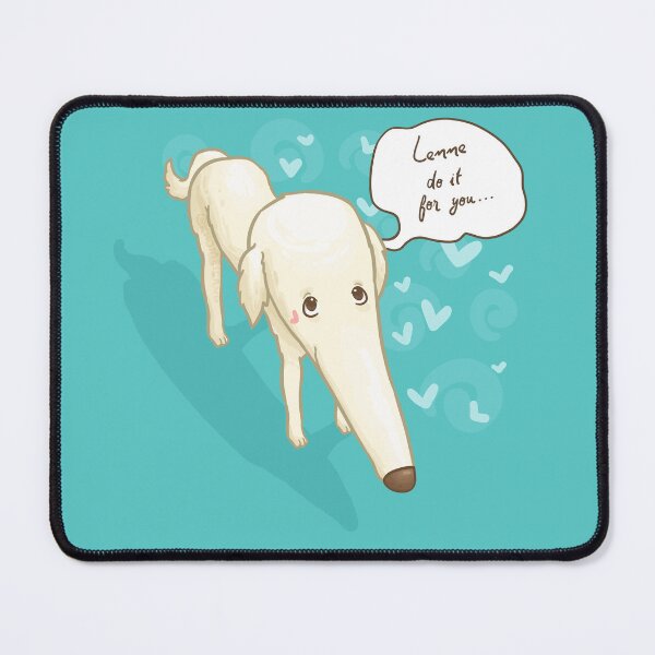 Item preview, Borzoi Dog Offer a Help designed and sold by Khotekmei.