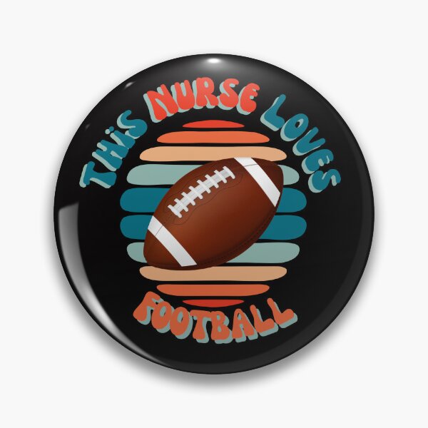 Item preview, This Nurse Loves Football designed and sold by RascalsDesigns.