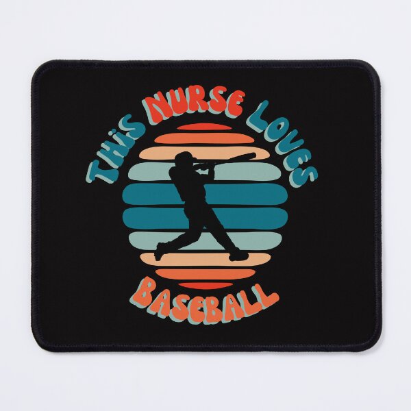 Item preview, This Nurse Loves Baseball designed and sold by RascalsDesigns.