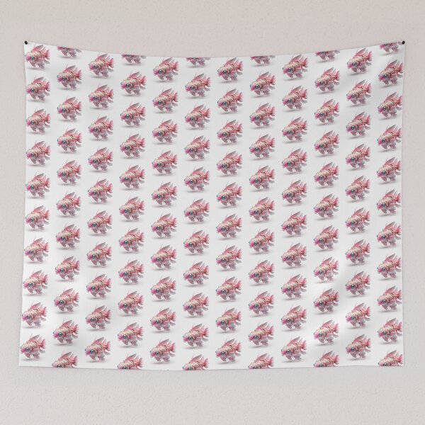 Item preview, Cute Pink Fish Robot designed and sold by elnixart.
