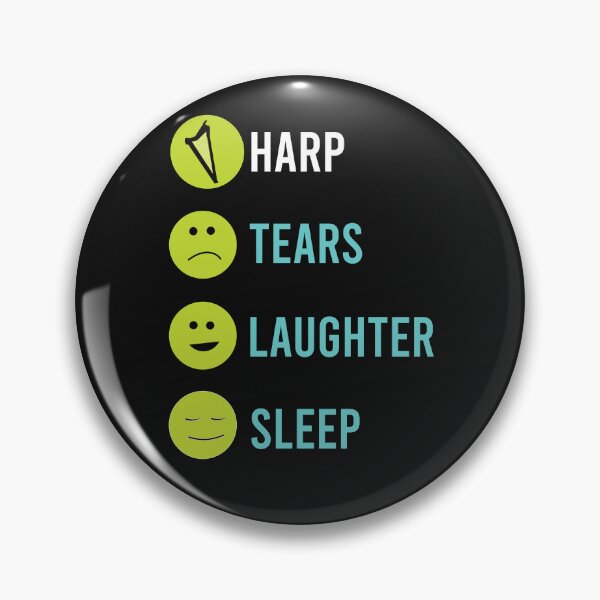 Item preview, Harp Tears Laughter Sleep designed and sold by whyitsme.