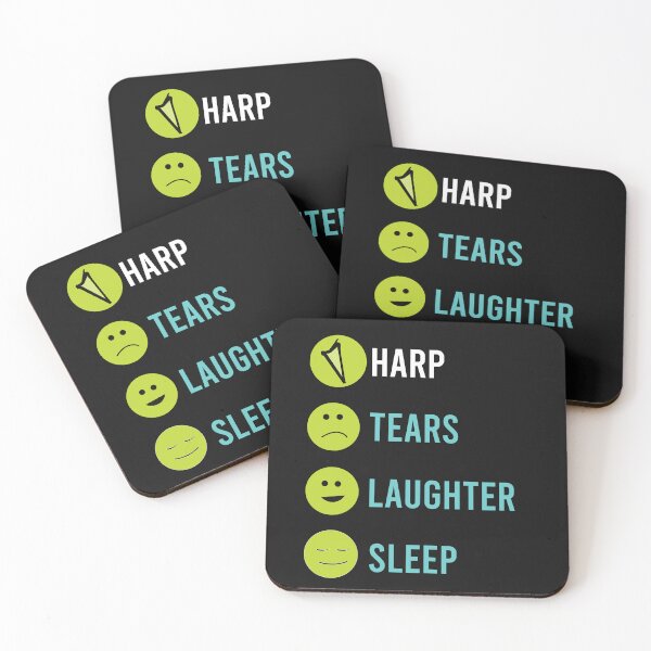 Item preview, Harp Tears Laughter Sleep designed and sold by whyitsme.