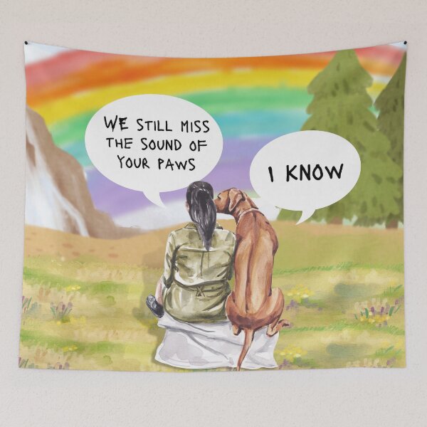 Item preview, WE still miss the sound of your paws designed and sold by DeRainbowBridge.