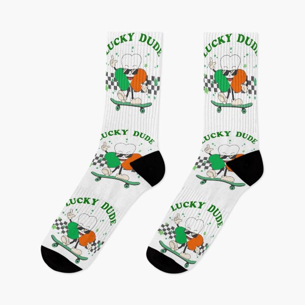 Item preview, Lucky Dude | Funyy Shamrock Skateboard designed and sold by Deco-Design.