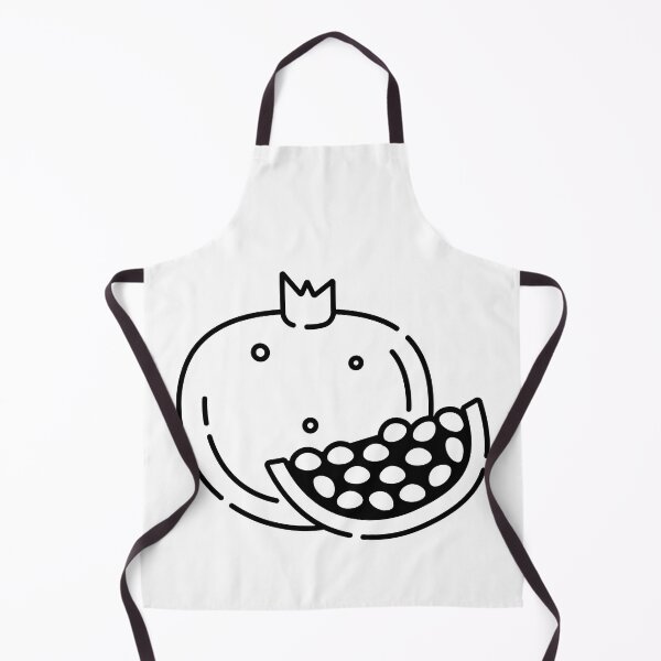 Item preview, Pomegranate black line illustration designed and sold by OM-lova.