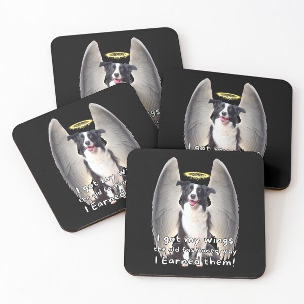Item preview, Angel dogs - Border Collie designed and sold by SteampunkMoai.