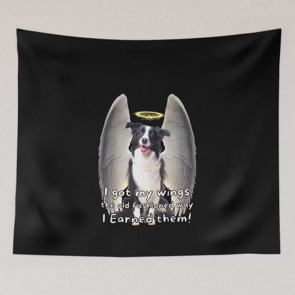 Item preview, Angel dogs - Border Collie designed and sold by SteampunkMoai.