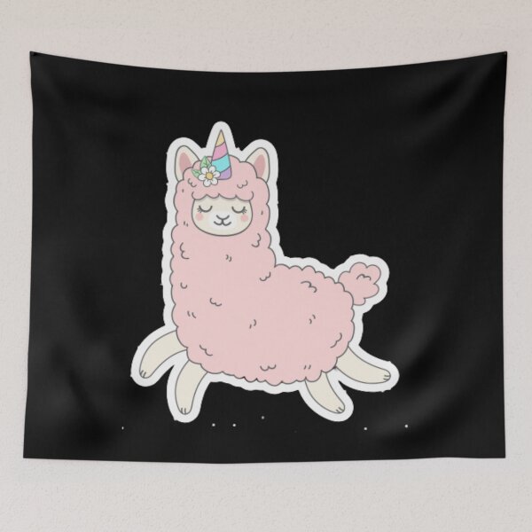 Item preview,  Funny Unicorn llama designed and sold by ElegantCherry.