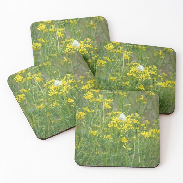 Item preview, Butterflies and Yellow Flowers Photograph designed and sold by naturegallery.