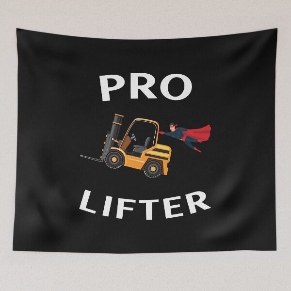 Item preview, Forklift Superhero Pro Lifter NFGW designed and sold by TeamsterLife.