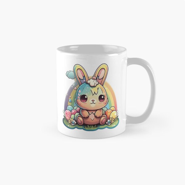 Artikelvorschau, Ostern Kawaii Osterhase entworfen und verkauft von The Graphic Letters.