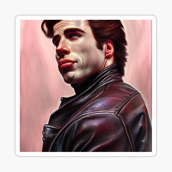 Vista previa del artículo con la obra «JOHN TRAVOLTA EN ACEITE», diseñado y vendido por Bjorkyboy.