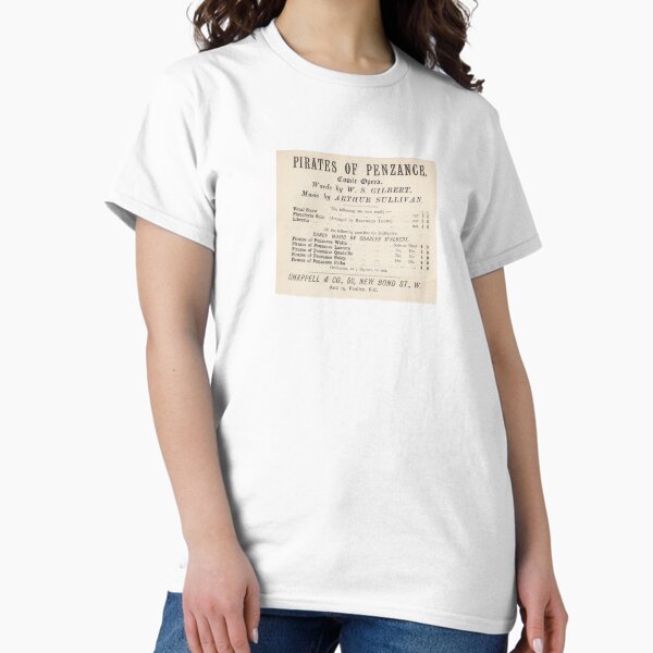 Aperçu de l'œuvre Publicité vintage pour la partition vocale pour piano des Pirates de Penzance créée et vendue par Lifes-a-boon.