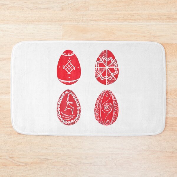 Item preview, Ukrainian Pysanka Eggs Set - four Hand-Painted Designs designed and sold by Wolshebnaja.
