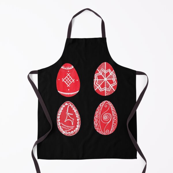 Item preview, Ukrainian Pysanka Eggs Set - four Hand-Painted Designs designed and sold by Wolshebnaja.